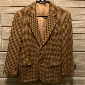 Polo Ralph Lauren Houndstooth Brown Blazer